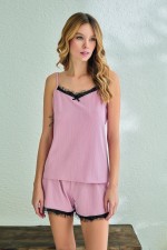 Estiva 24020 Kadın Pegasus İp Askılı Şort Takım