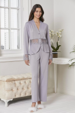 Pierre Cardin P5040 Bayan Penye Gecelik Sabahlık
