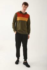 Arnetta AR2785-S Erkek Uzun Kol Kapüşonlu Pijama Takımı