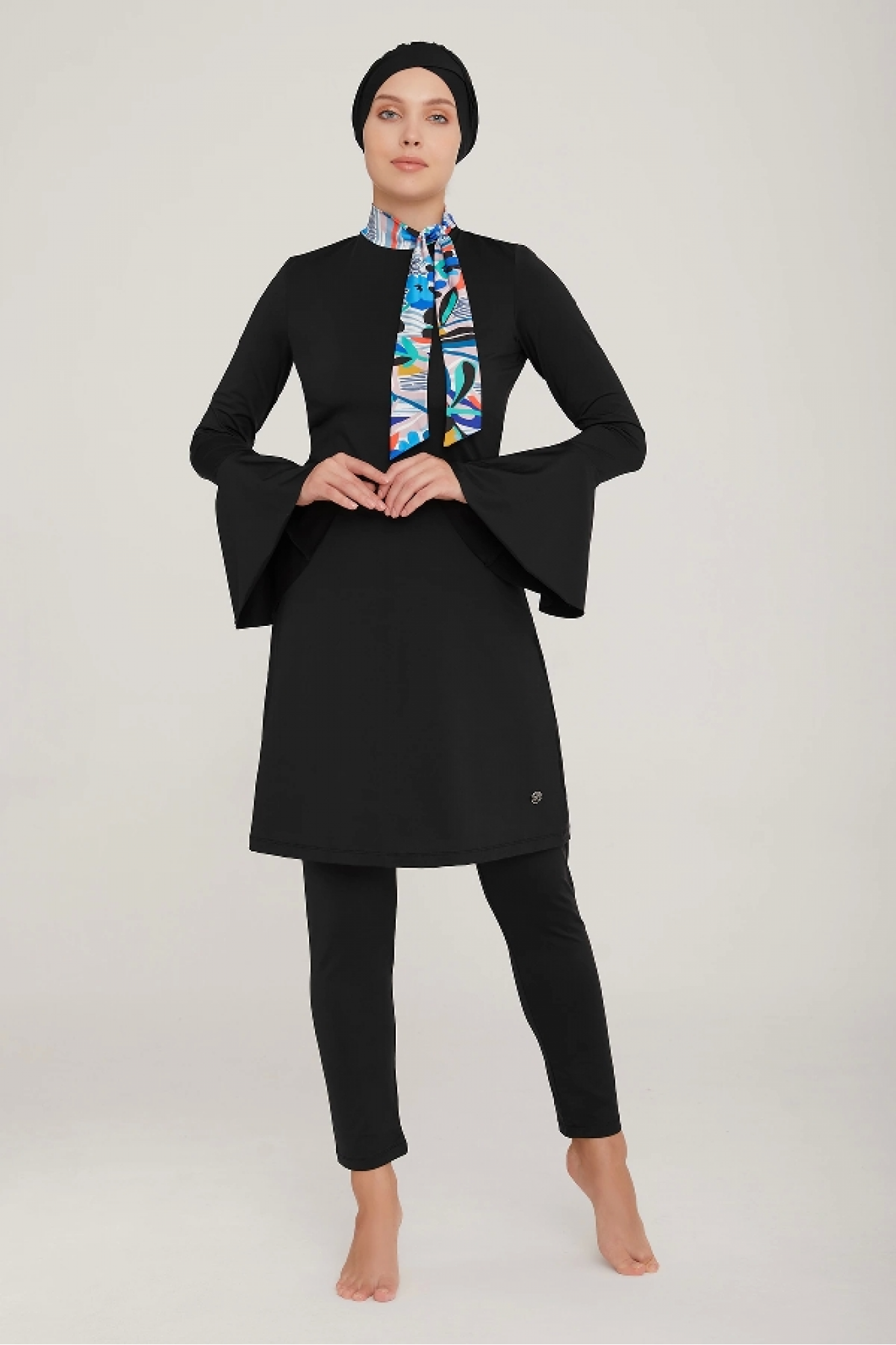 Maresıva 8030 Likralı Uzun Kol Tesettür Mayo