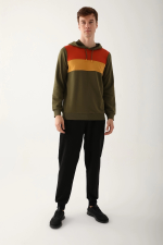 Arnetta AR2785-S Erkek Uzun Kol Kapüşonlu Pijama Takımı