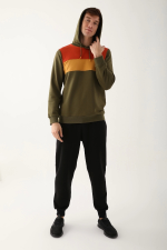 Arnetta AR2785-S Erkek Uzun Kol Kapüşonlu Pijama Takımı