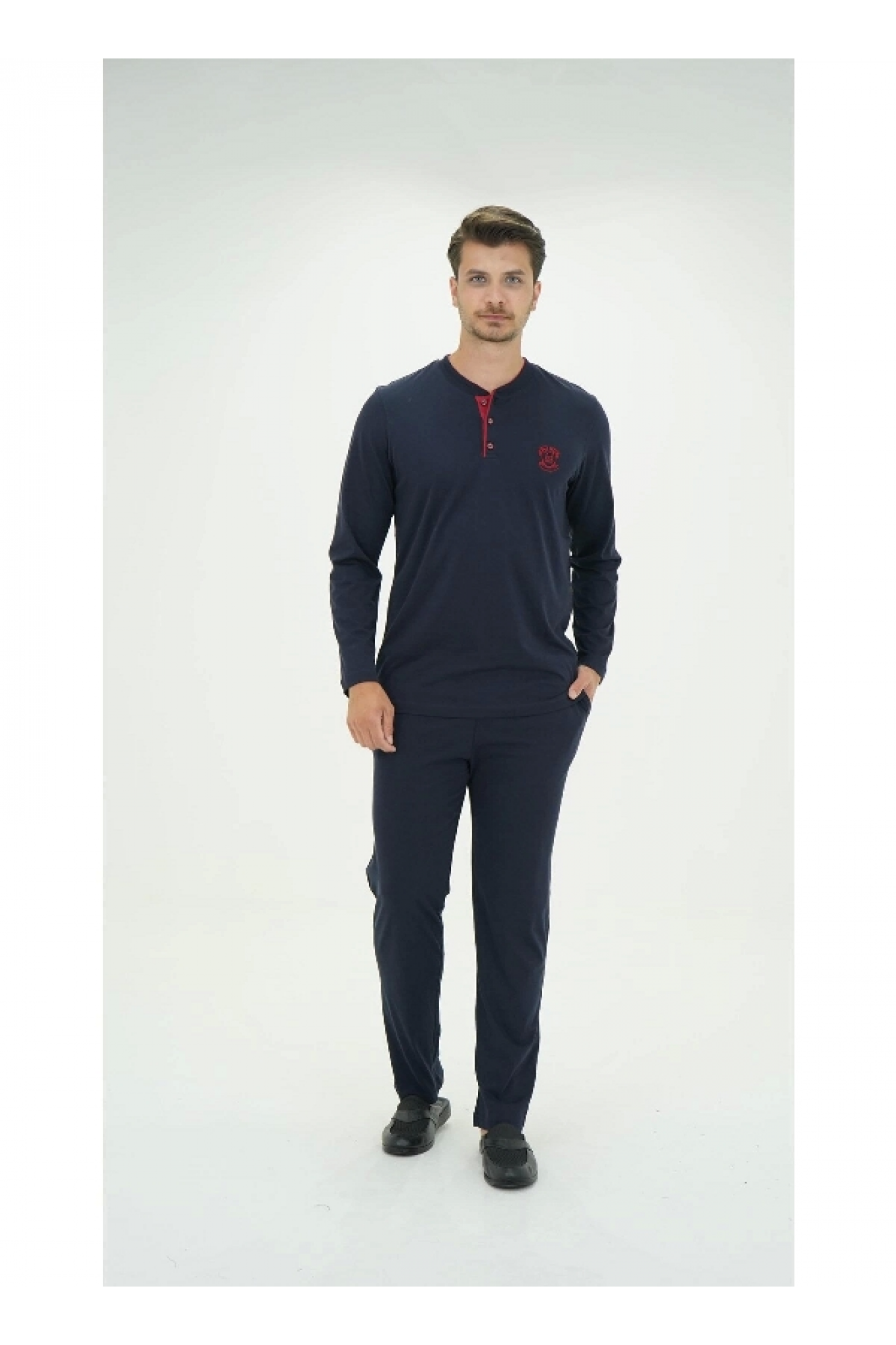 D'S Damat 01005 Uzun Kol Pijama Takımı