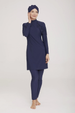 Adasea 4105 Kadın Likralı Uzun Kol Tesettür Mayo