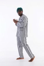 Kocabey 4007 Uzun Kol Çizgili Gaffur Erkek Pijama Takım