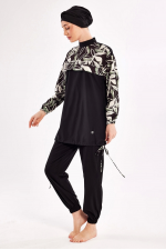 Adasea 1206 Shiri Uzun Kollu Tesettür Mayo