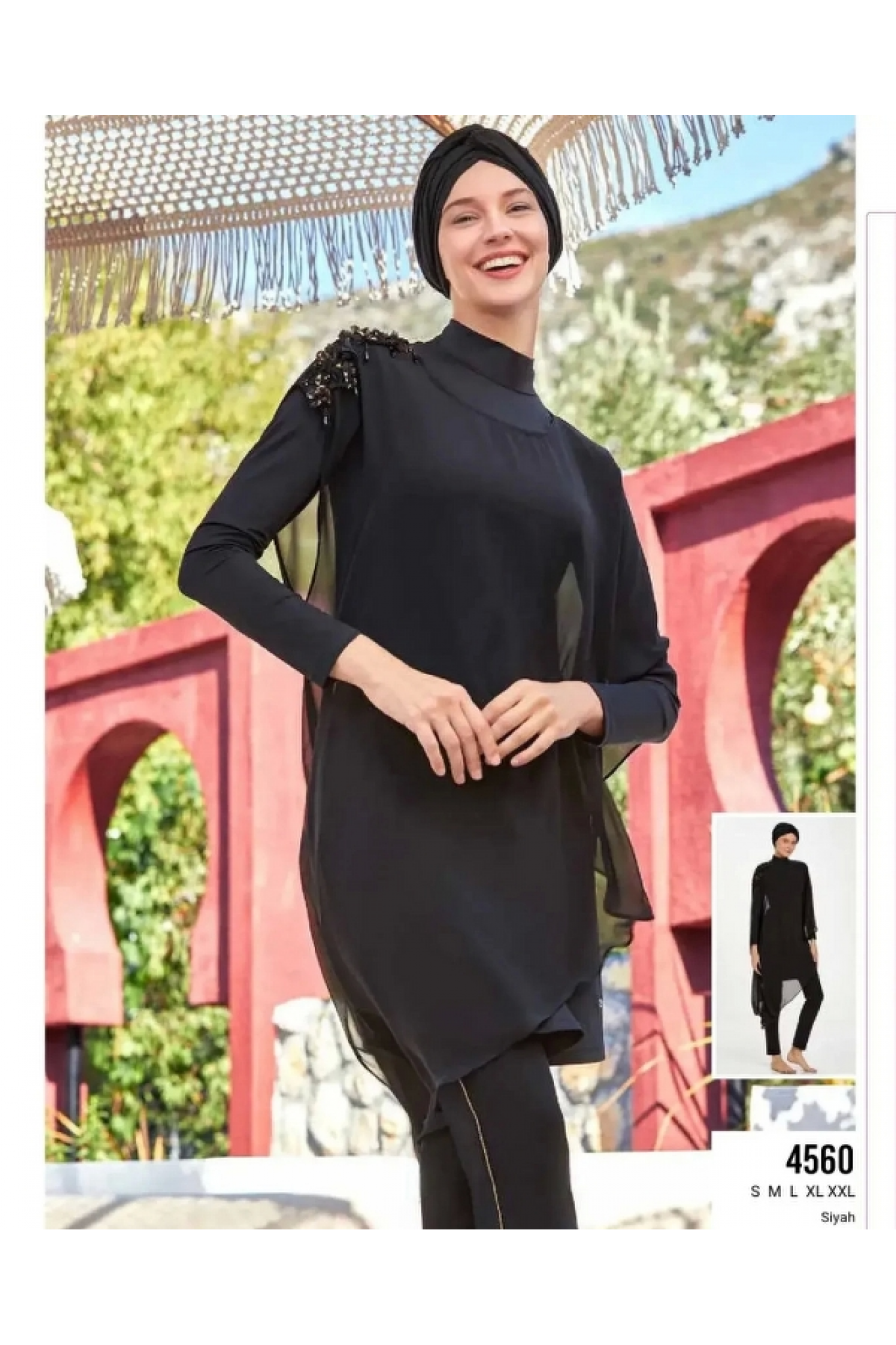 Adasea 4560 Jazmın Uzun Kollu Tesettür Mayo