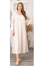 Bone 5911 Kadın Lohusa Müslim Yaka Gecelik