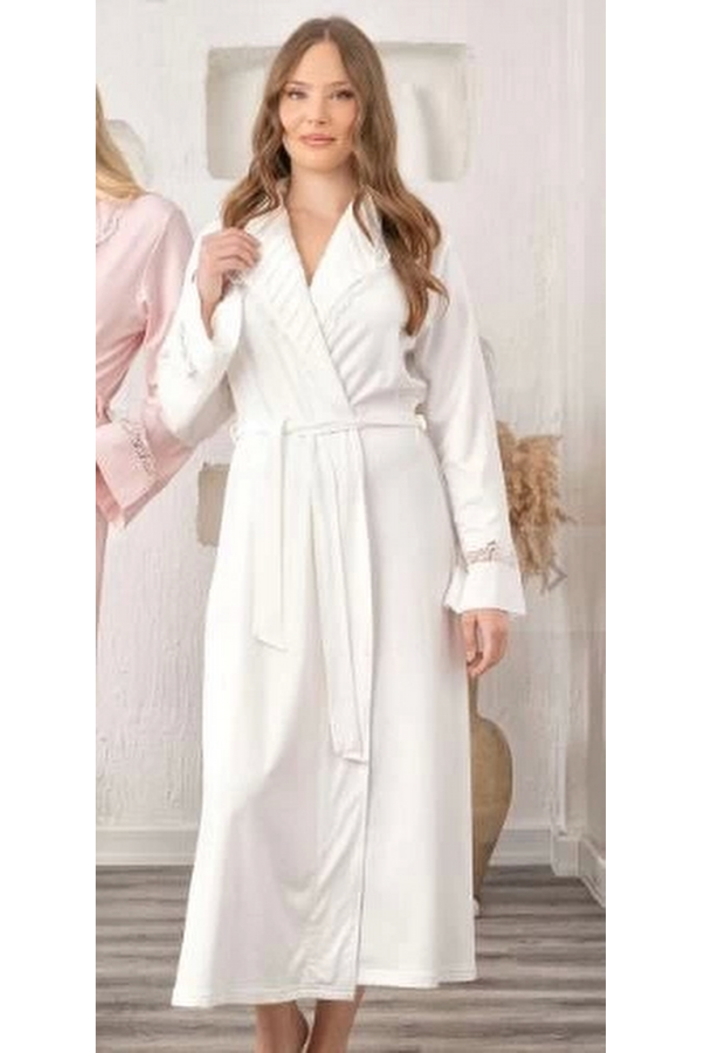 Bone 5930 Lycra Nevrürlü Şal Yaka Sabahlık