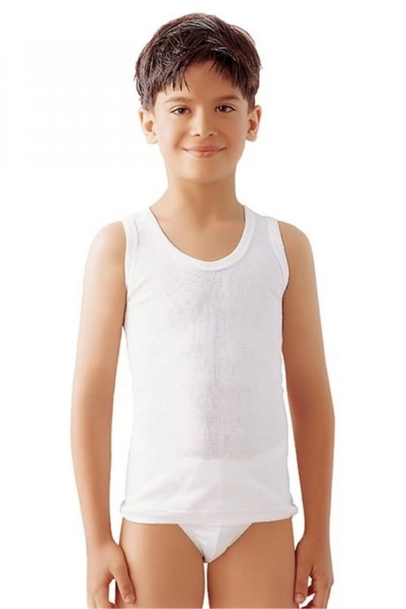 Çift Kaplan 775 Ribana Kumaş Erkek Çocuk Atlet