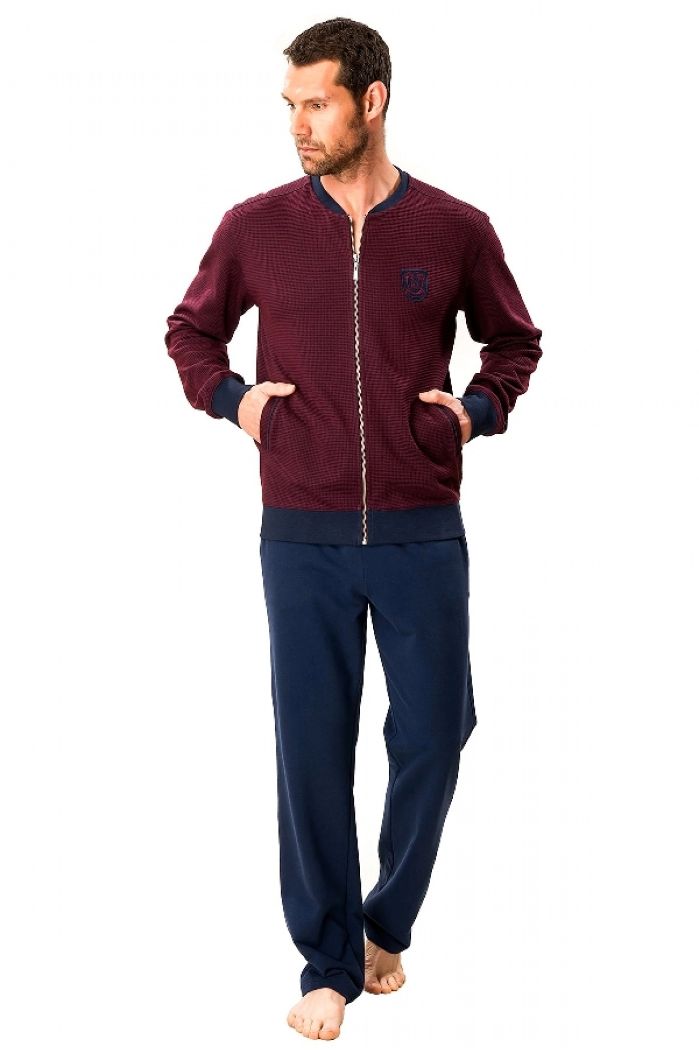 D'S Damat 01501 Waffle Erkek Eşofman Takımı