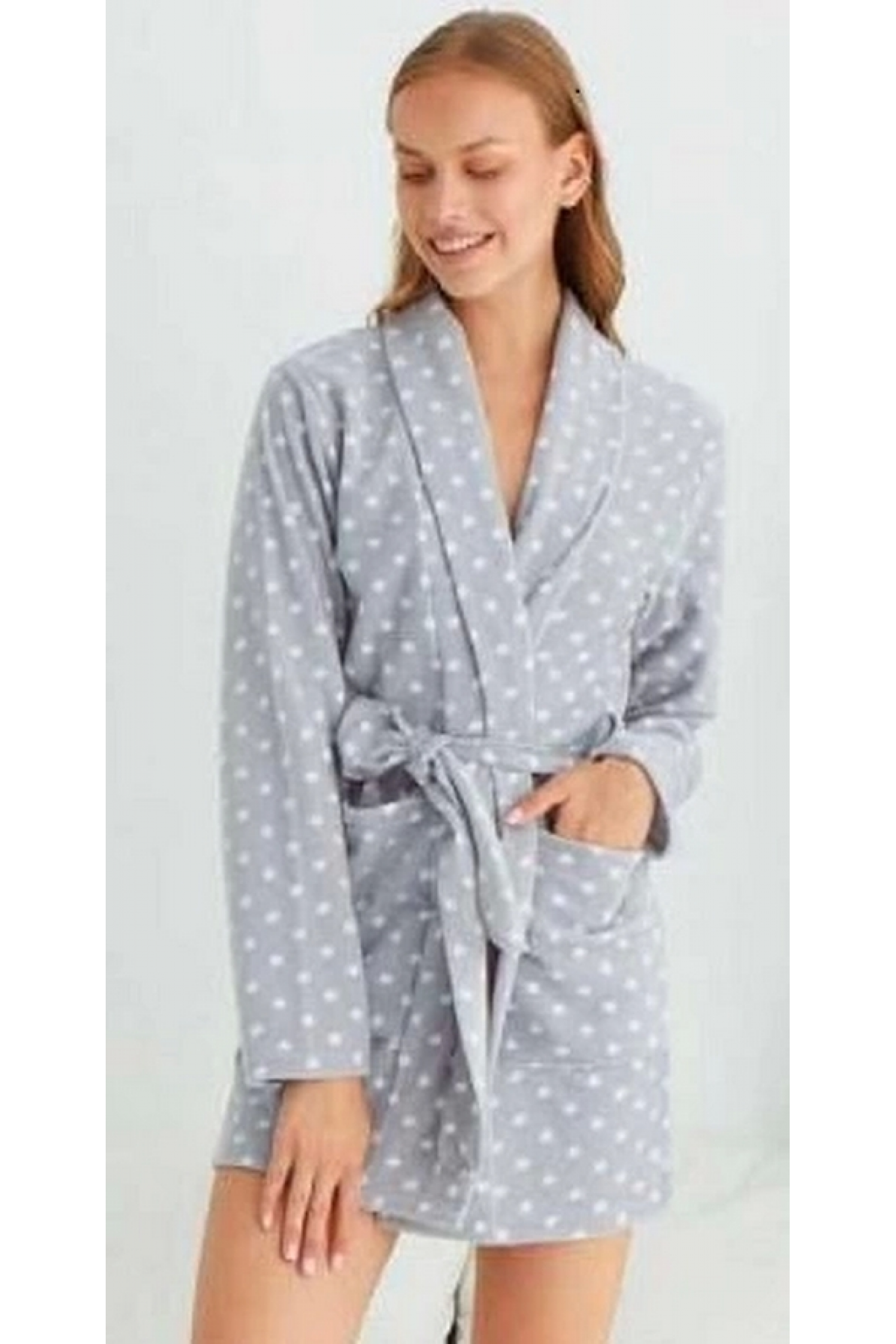 Estiva 23351 Bayan Puantiyeli Polar Sabahlık