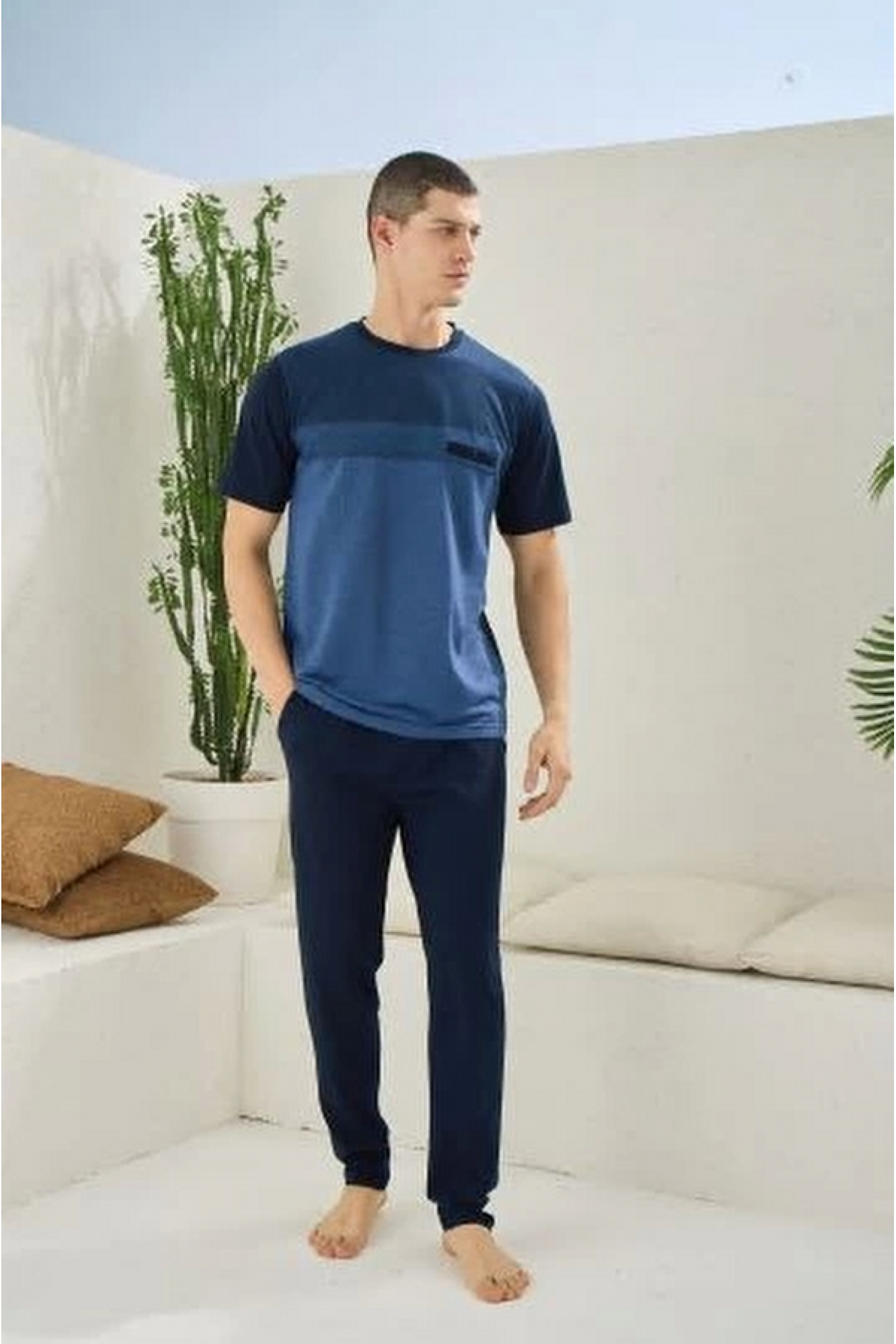 Kocabey 2094 Erkek O Yaka Pijama Takım