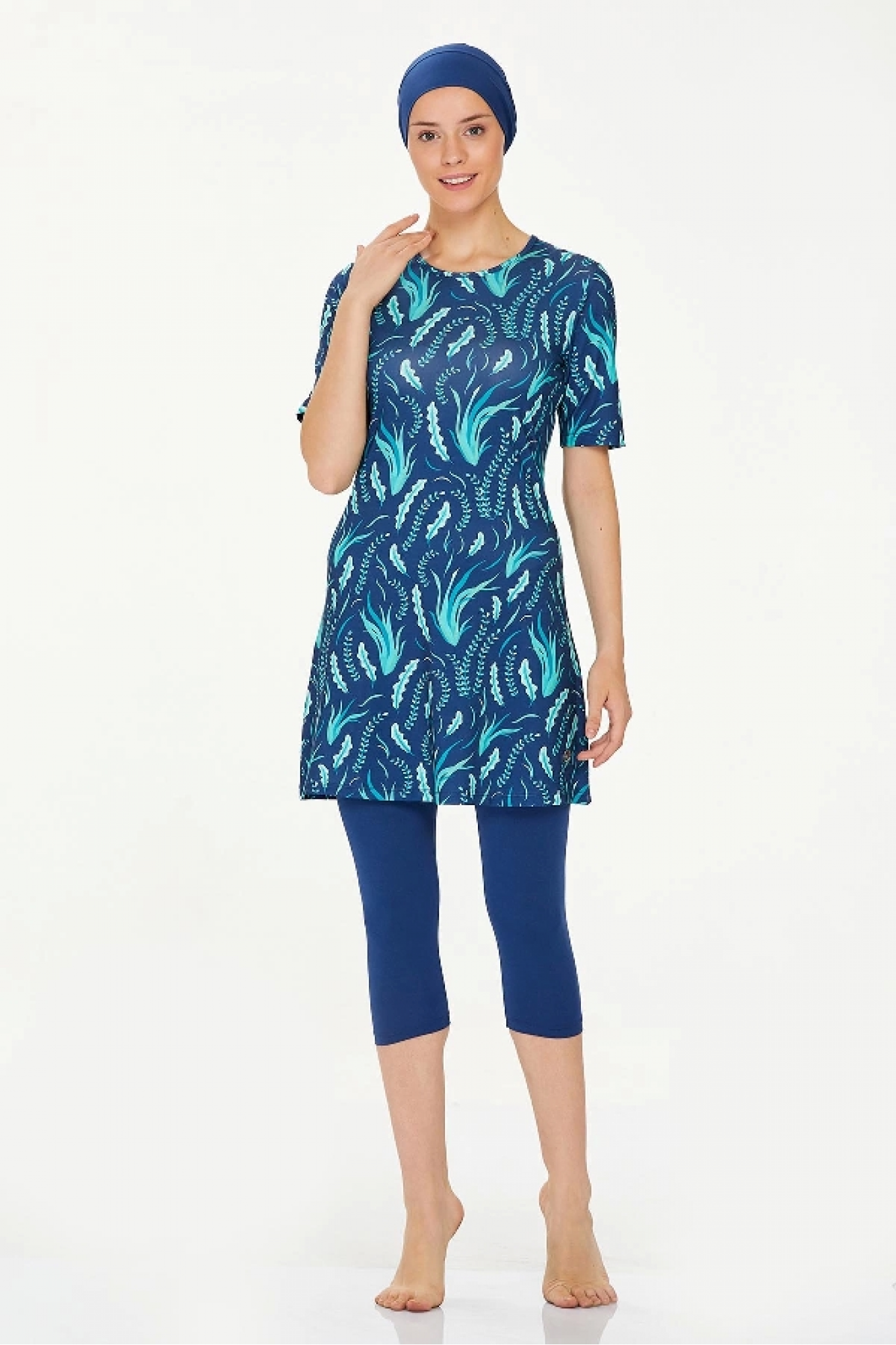 Maresiva 8305 Bayan Yarı Tesettür Mayo