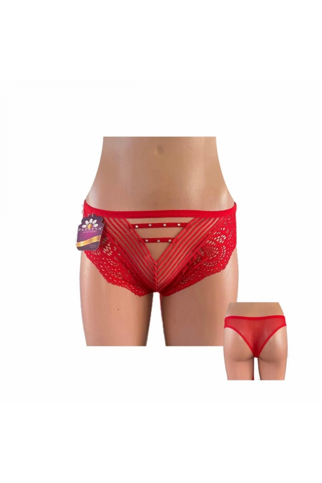 Papatya 5206 Kadın Dantelli Slip Külot