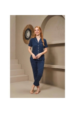 Pjs 25163 Bayan Kısa Kol Pijama Takımı