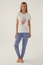 Roly Poly 3415-S Kadın Kısa Kol Pijama Takımı
