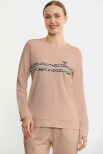 Sementa 76446 Leopar Çizgili Jogger Pijama Takım