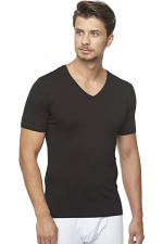 Star 206 Modal Yarım Kol V-Yaka T-Shirt Atlet