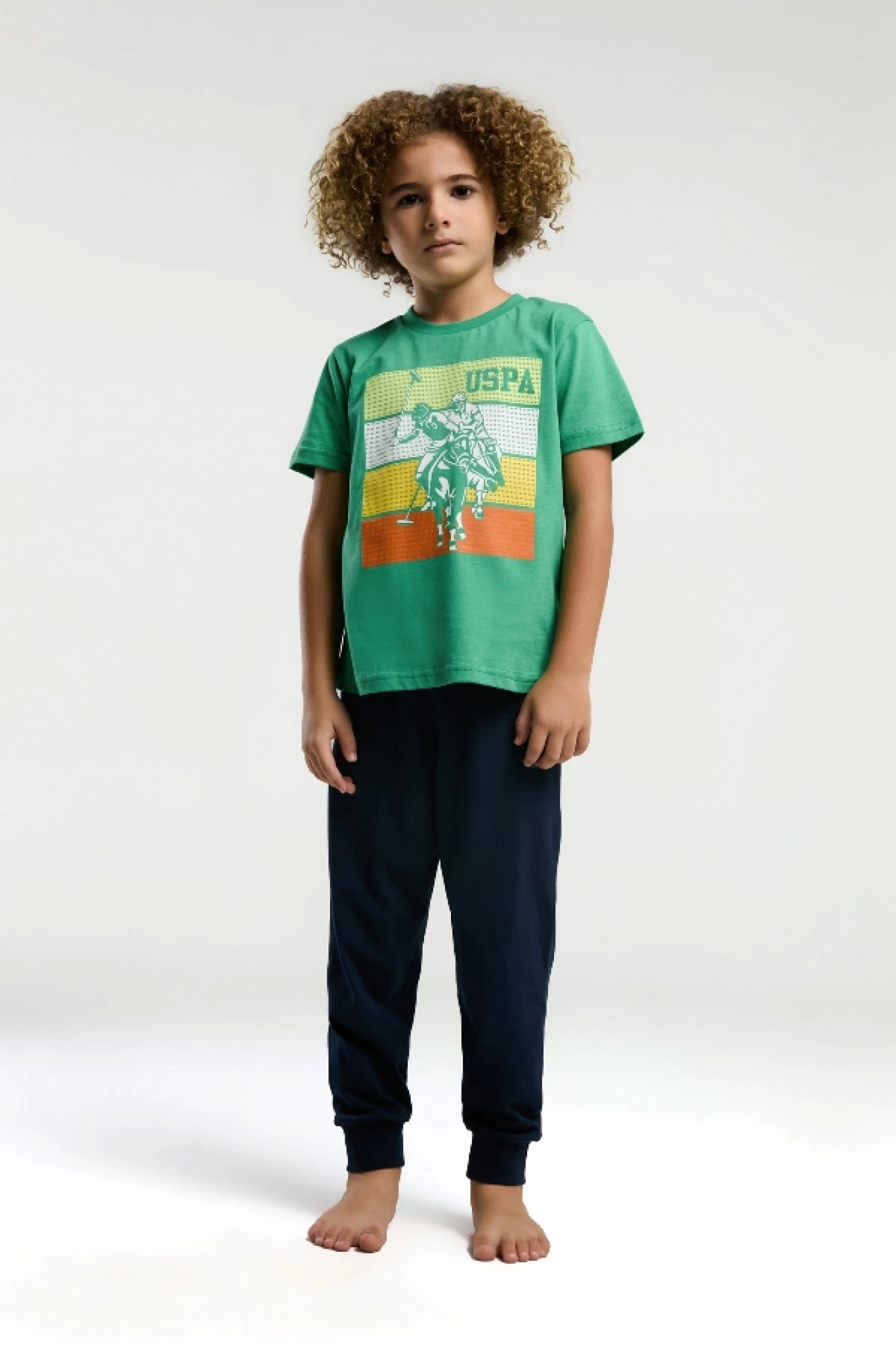 Us Polo 2032-G Erkek Garson Pijama Takımı
